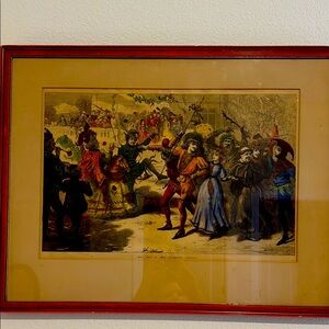 C.J. STANILAND (1838-1916) Antique 
“May Day In The Fifteenth Century “